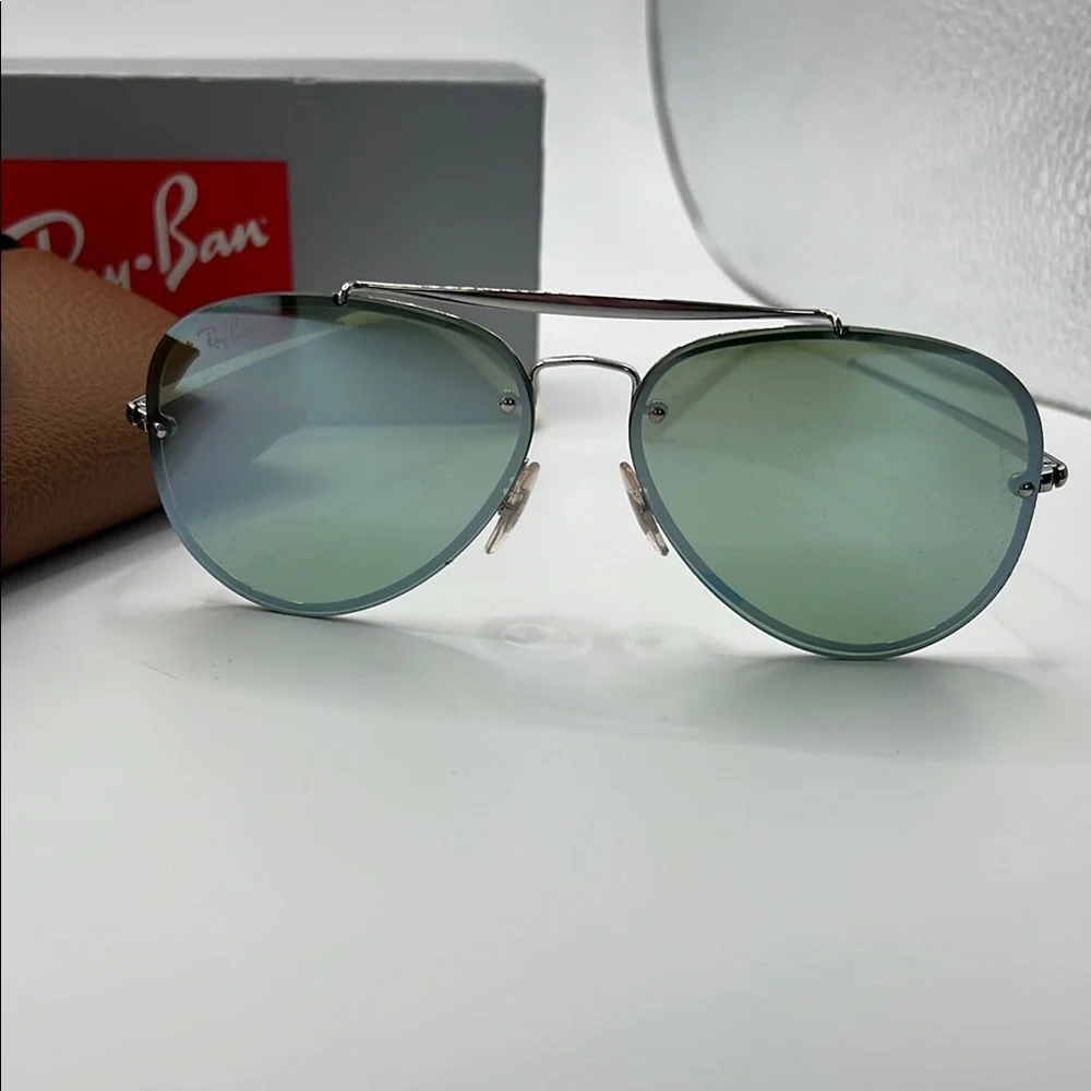 Brand New Ray-Ban Blaze Aviator Sunglasses - Picture 2 of 6